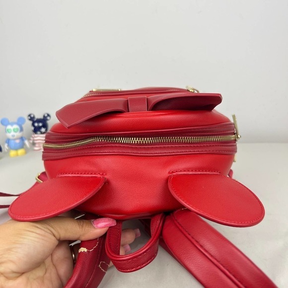 Disney Loungefly Minnie Mouse Red Bow Mini Backpack main image 4